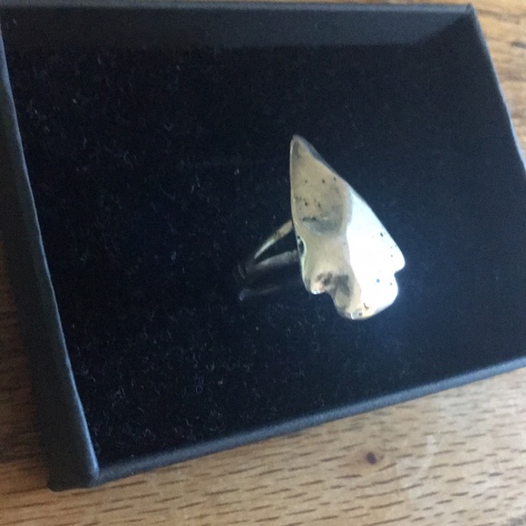 SKYDOG JEWELRY Arrowhead Sterling Silver Sz 7 Ring - Picture 3 of 7